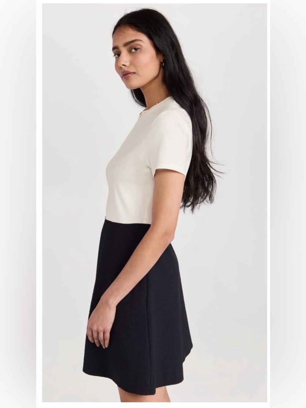 NWT Theory Combo Tee Dress